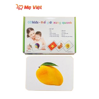 Bộ Thẻ Học Dạy Trẻ Thế Giới Xung Quanh Theo Phương Pháp Glenn Doman 100 Thẻ