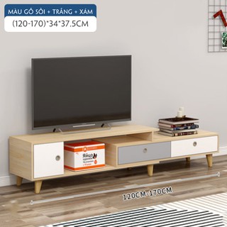 [GIÁ XƯỞNG] Kệ Tivi bằng gỗ, Kệ tủ phòng khách cao cấp có thể kéo dài Shop Rùa 29 – H134