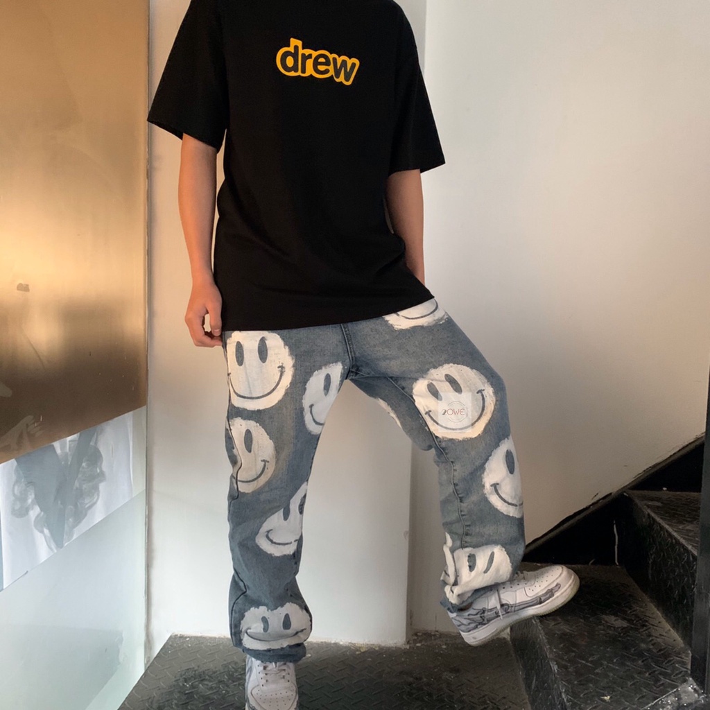 Áo phông Drew Tay lỡ, Form Rộng - Nam, Nữ Unisex ,Chất 100% Cotton , Ao thun unisex Hottrend 2022 | BigBuy360 - bigbuy360.vn