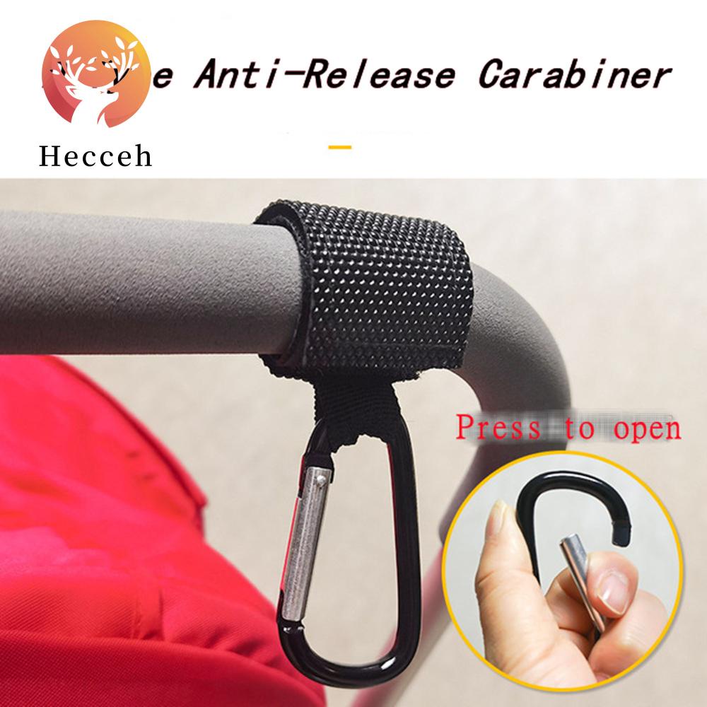 Móc treo đồ gắn xe đẩy em bé bằng kim loại nhiều màu cao cấp