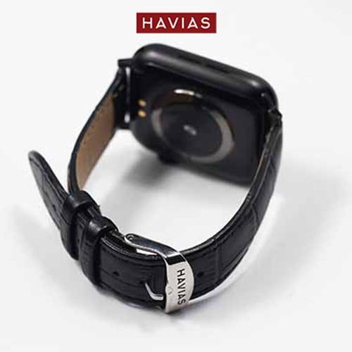 Dây đồng hồ Apple Watch HAVIAS Tradis - Khóa Trắng Bạc (Silver)