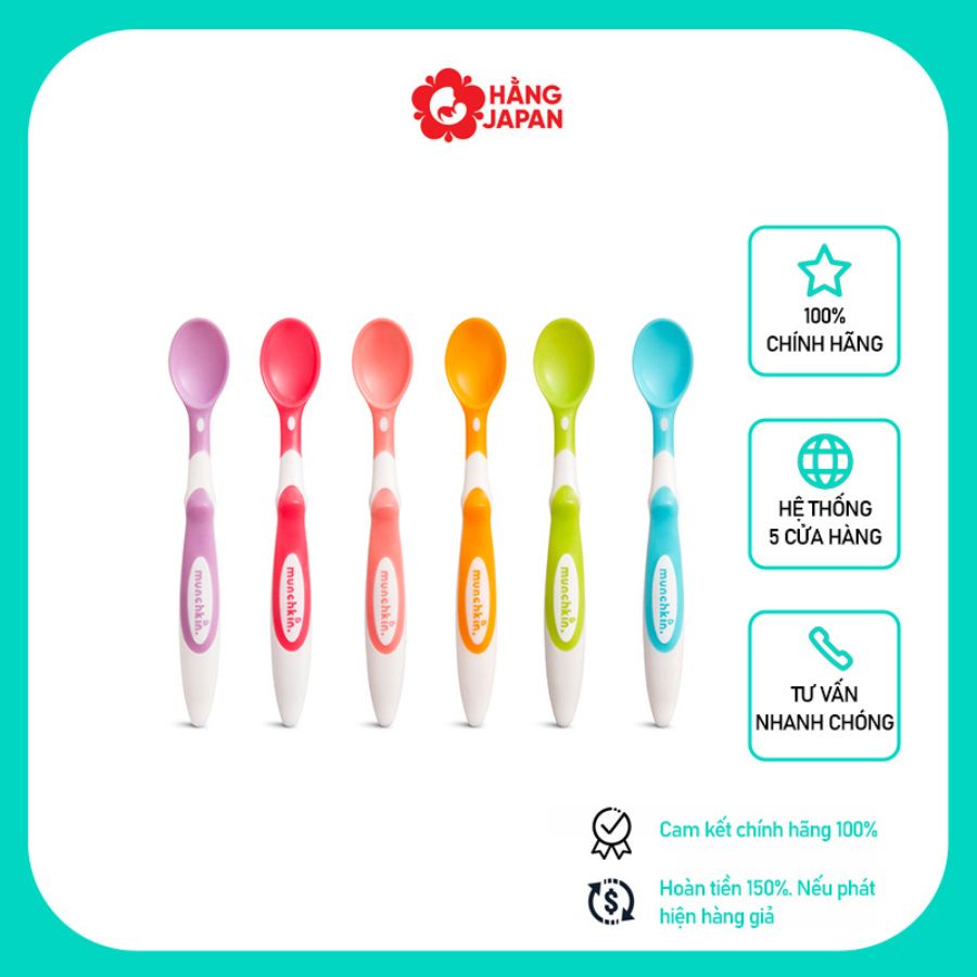 Bộ 6 chiếc thìa siêu mềm Munchkin 10062
