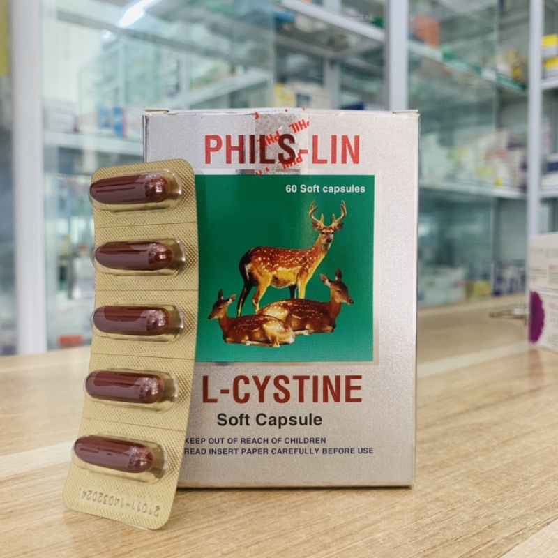 Viên uống L-CYSTINE PHIS-LIN Giảm Rụng Tóc Đẹp Da Lão Hoá