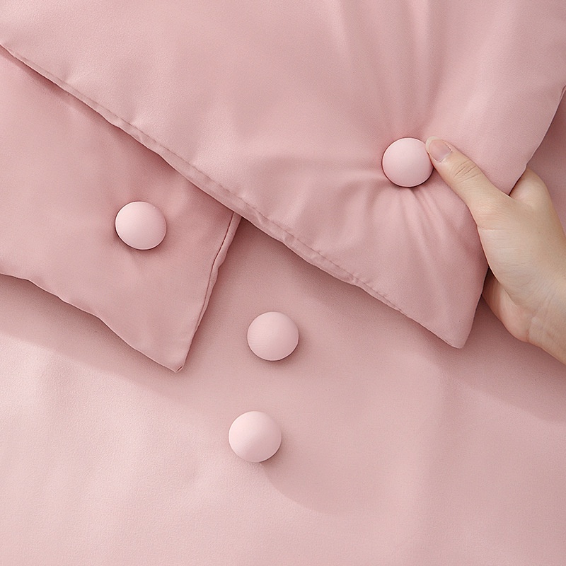 4Pcs Mushroom Quilt Holder / Non-slip Quilt Blanket Clip / One Key to Unlock Bed Sheet Cover Fastener Clip