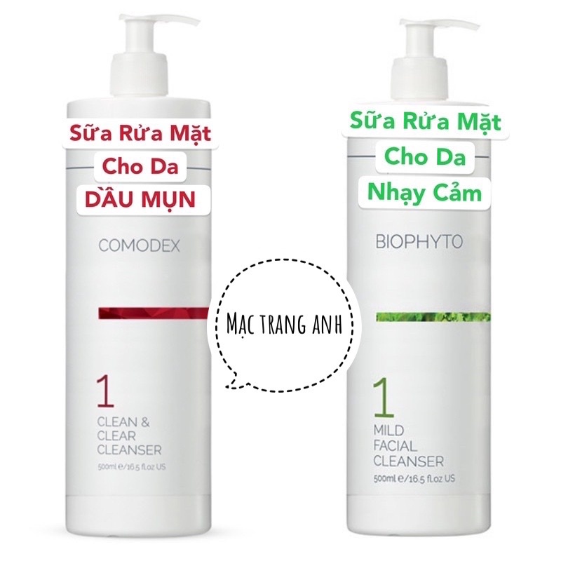 Sữa Rửa Mặt Dành Cho Da Nhạy Cảm Christina Comodex và Biophyto