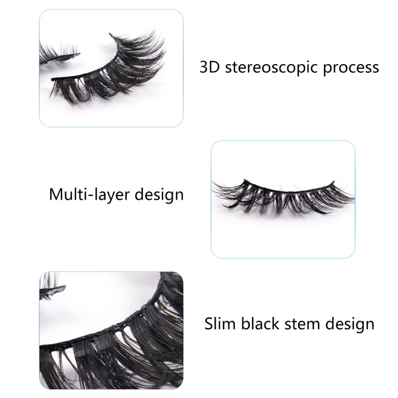 Set 6 Cặp Lông Mi Giả Mềm Mại Và Dày Tự Nhiên YOUYO