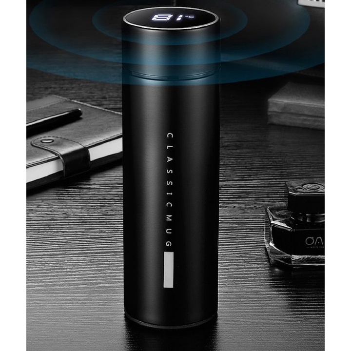 Bình giữ nhiệt cảm ứng chạm báo nhiệt độ thế hệ mới No.101241