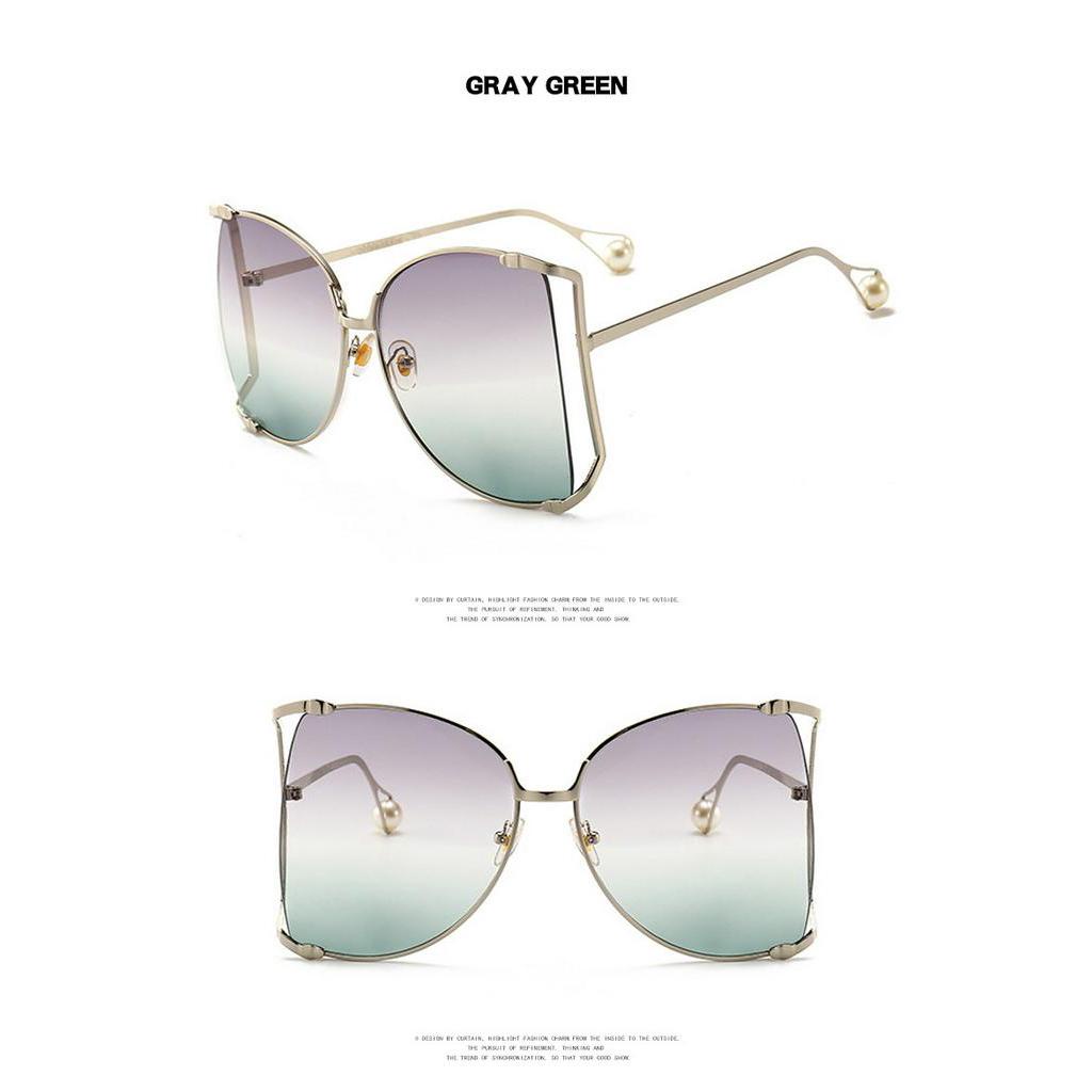 Kính mát gọng kim loại phong cách độc đáo thời trang dành cho cả nam và nữ