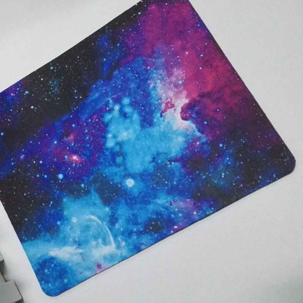 MC-Colorful Computer Game Mice Mat Work Star Sky Printing Comfortable Rubber Office Notebook Gaming Mouse Pad