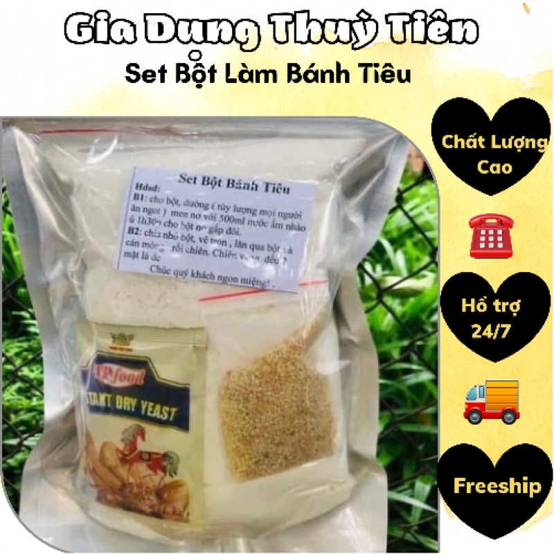 Set 1 kí bột làm bánh tiêu ngon rẻ