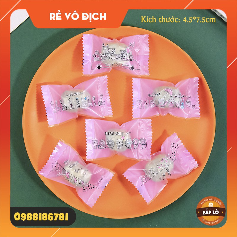 Túi đựng Kẹo Sữa Bánh Đồng Tiền Bánh Quy đủ mẫu SIÊU ĐẸP SIÊU DỄ THƯƠNG - set 100 túi