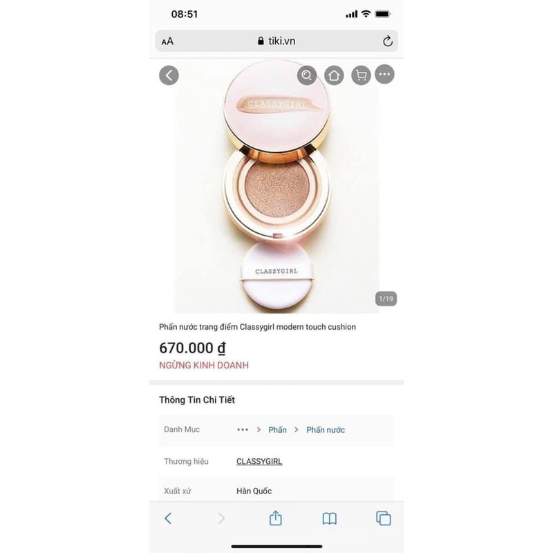 PHẤN NƯỚC CLASSYGIRL | BigBuy360 - bigbuy360.vn