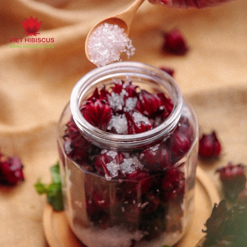 Hoa atiso đỏ tươi [LOẠI ĐÃ TÁCH HẠT] - Hibiscus - Bụp giấm