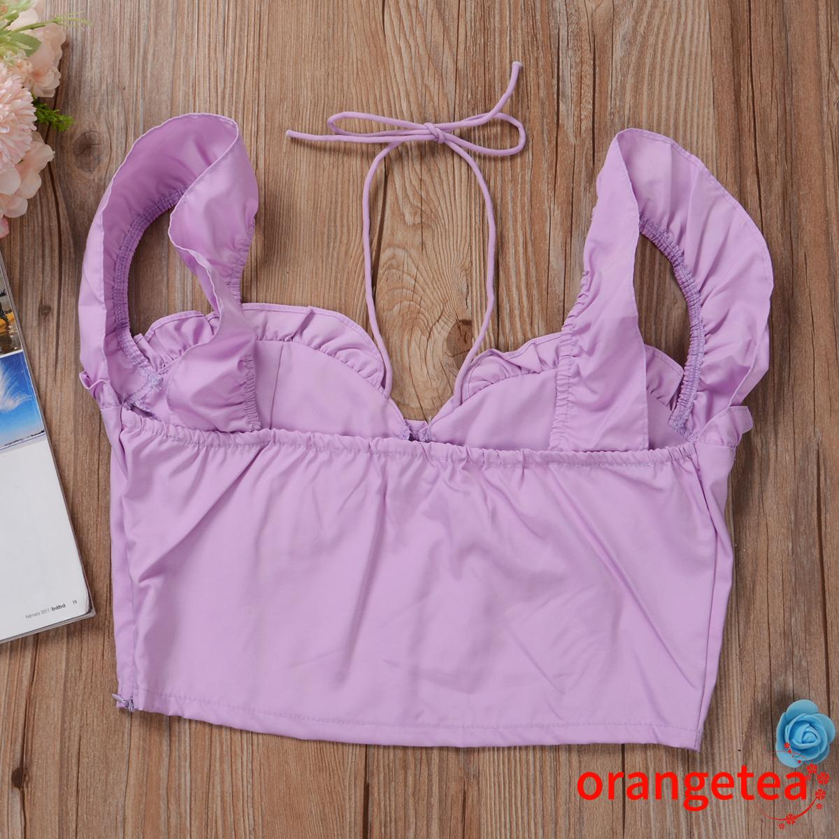 Áo Lửng Hai Dây Phối Nơ Quyến Rũ Cho Nữ | BigBuy360 - bigbuy360.vn