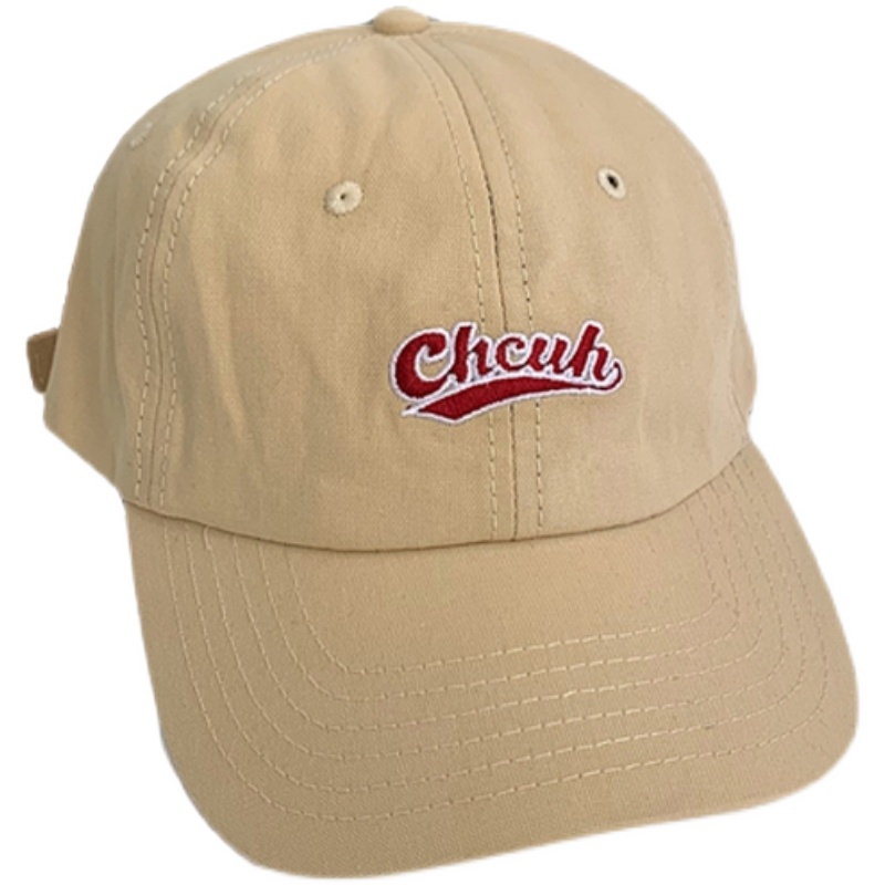 Mũ bóng chày 19121 thêu chữ mềm mại phong cách Hàn Quốc mùa xuân hè chống nắng cho nam nữ