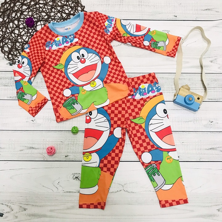 Bộ tay dài Doremon cho bé trai
