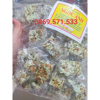 Cốm nếp lá dứa đậu phộng 500g