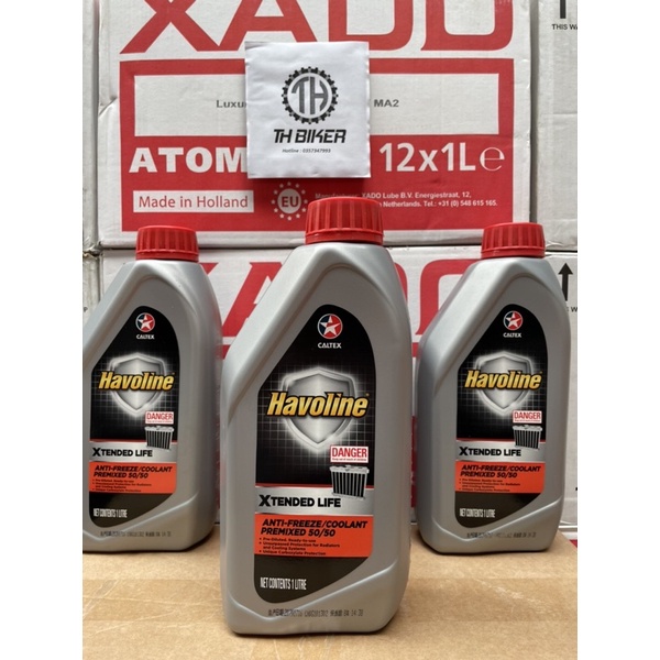 Nước làm mát động cơ Havoline Caltex Xtended Life Antifreeze Coolant Concentrate 1 L xe máy ô tô