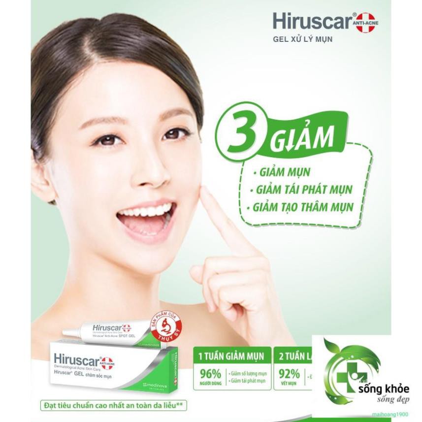 Gel xử lý mụn HIRUSCAR Anti-Acne Spot Gel 10g