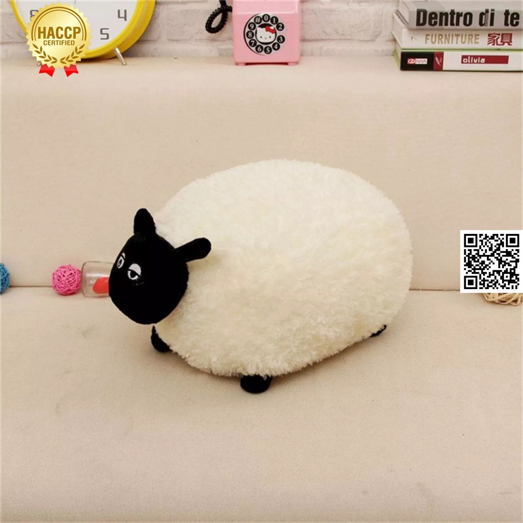 1694 Gấu bông Những chú cừu thông minh Shaun the Sheep màu trắng 3 NoBrand