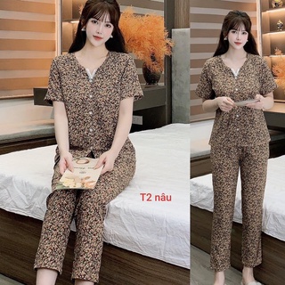 đồ bộ mặc nhà vải lụa hàn