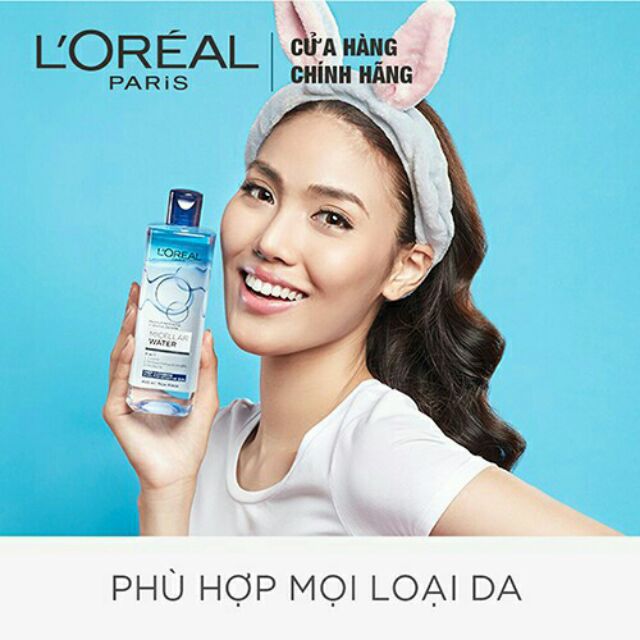 Nước tẩy trang L'Oreal Paris 3-in-1 Micellar Water 400ml