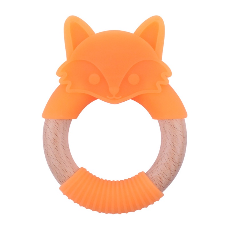 Haha Đồ Chơi Nhai Gặm Giảm Đau Cầm Tay Bằng Silicone Cho Bé Sơ Sinh