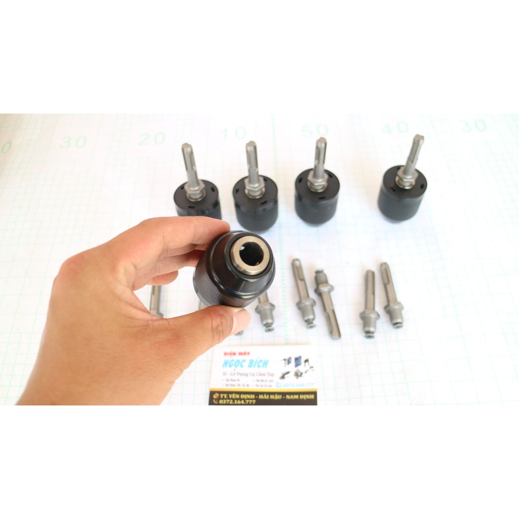 Đầu Chuyển Đổi AUTOLOCK Khoan Bê Tông Sang Khoan Bắt Vít Khoan Sắt