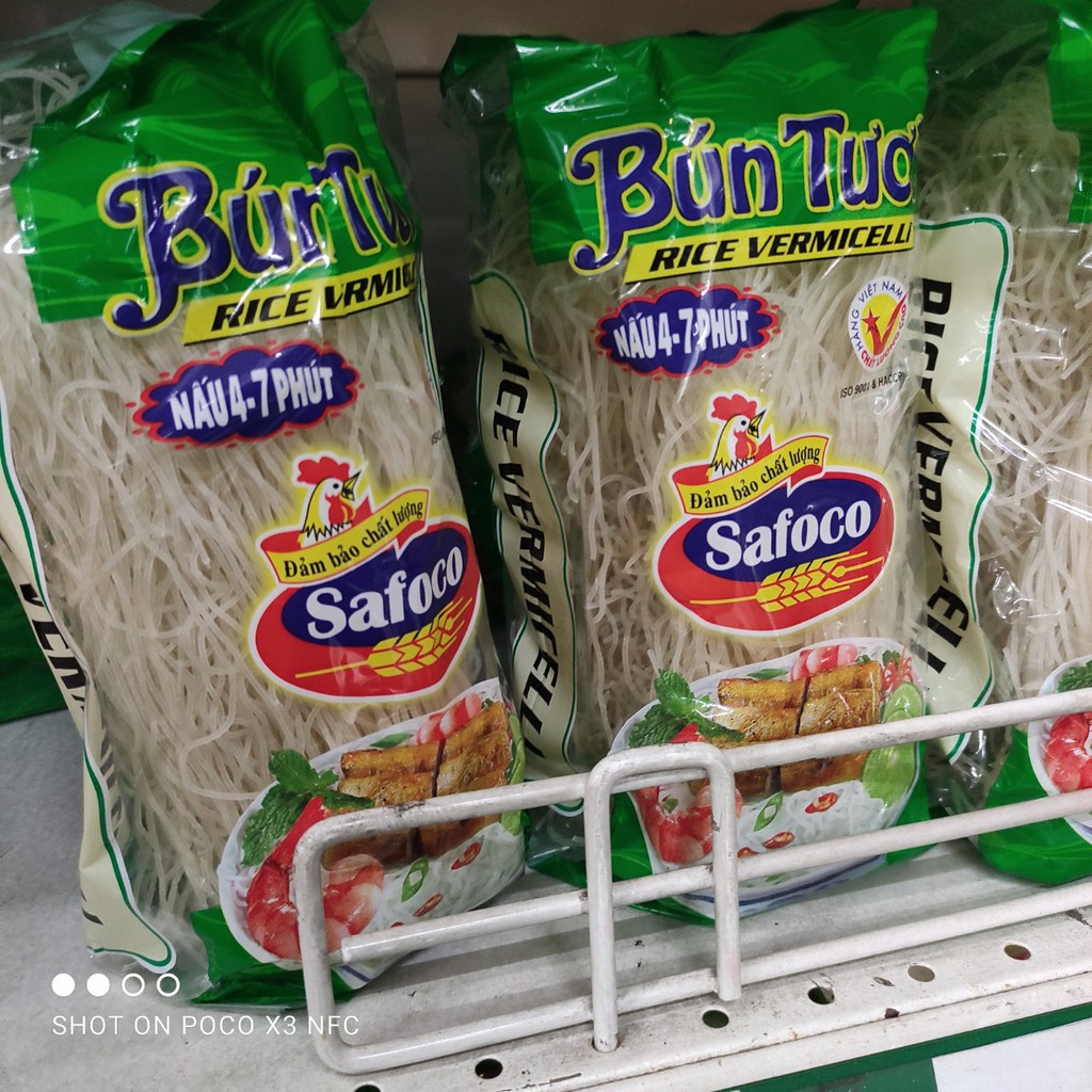 Bún tươi Safoco 300g (bún khô luộc ra giống bún tươi)