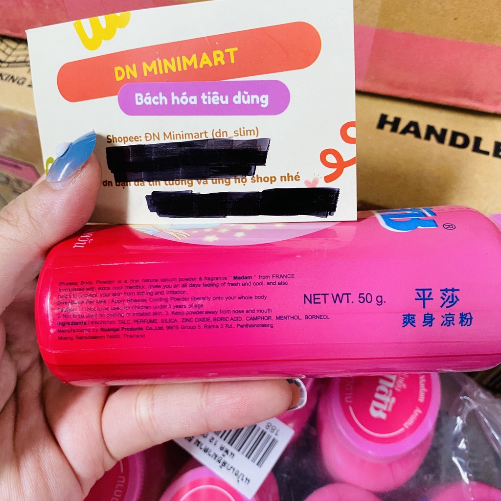 Phấn Lạnh Bhaesaj Cooling Powder 50g Thái Lan