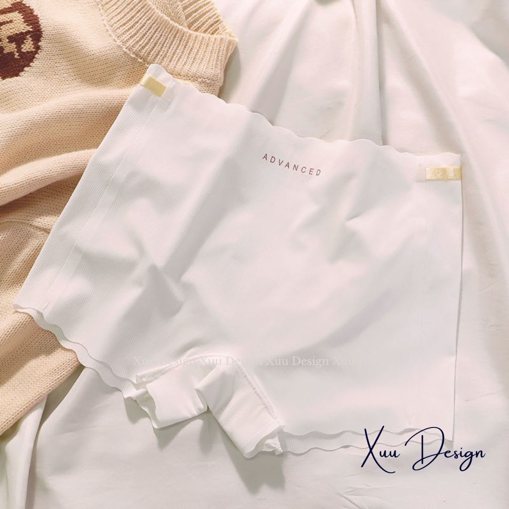 Quần mặc váy XUU vải cotton gân tăm không viền, không đường may chống lộ cao cấp - QV06