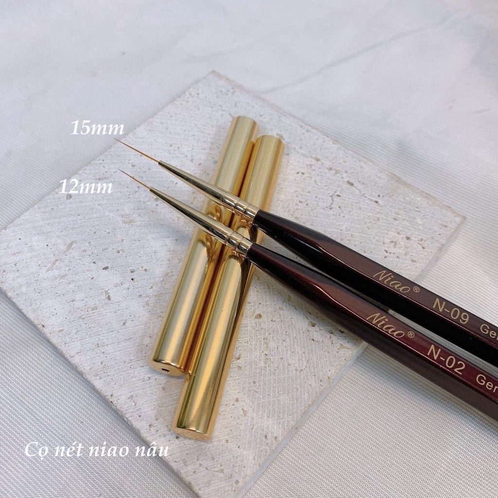 Cọ nét niao nâu 12mm và 15mm