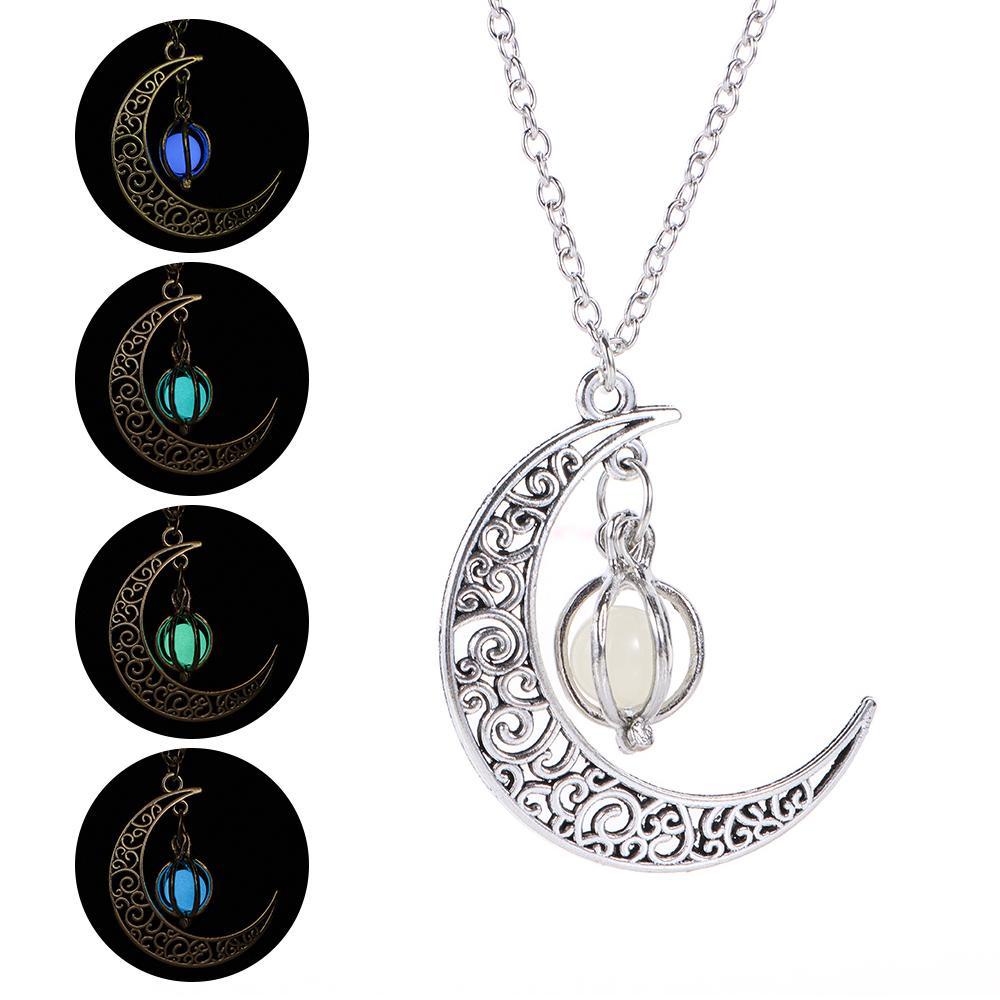 OKDEALS Vòng cổ Mạ Bạc Phát Quang Mẫu Mới