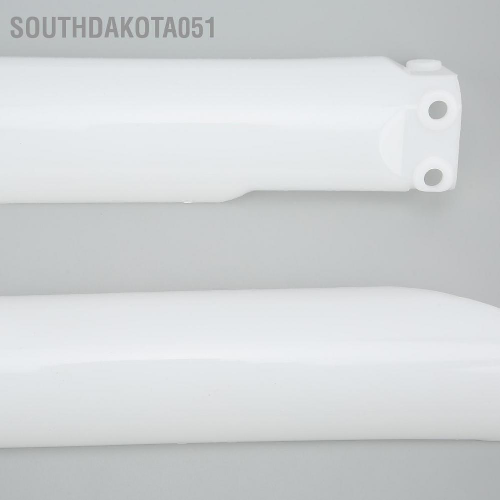 Hàng Sẵn Vỏ bảo vệ phuộc trước xe máy che phủ bụi giảm xóc trước màu trắng cho Honda CR125 CR250 CE500 CRF450 CRF 250【Southdakota051】