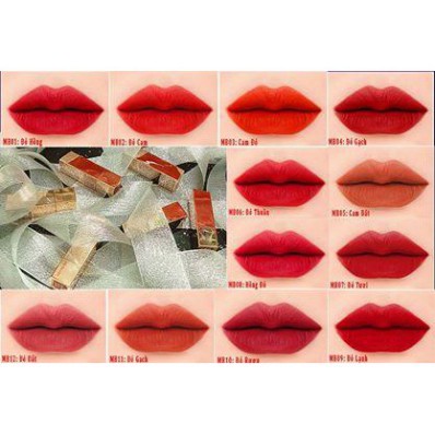 Thanh Lý Son Lì Me Beauty Silk Touch Matte Lipstick Wedding Collection Trôi Date