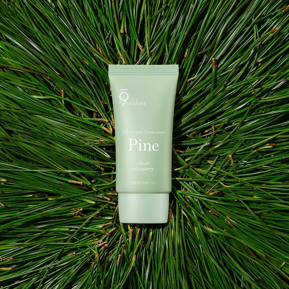 Kem Chống Nắng Bảo Vệ Da, Chống Lão Hoá Và Phục Hồi Da 9 Wishes Pine Treatment Sunscreen SPF50+ PA++++ 50ml