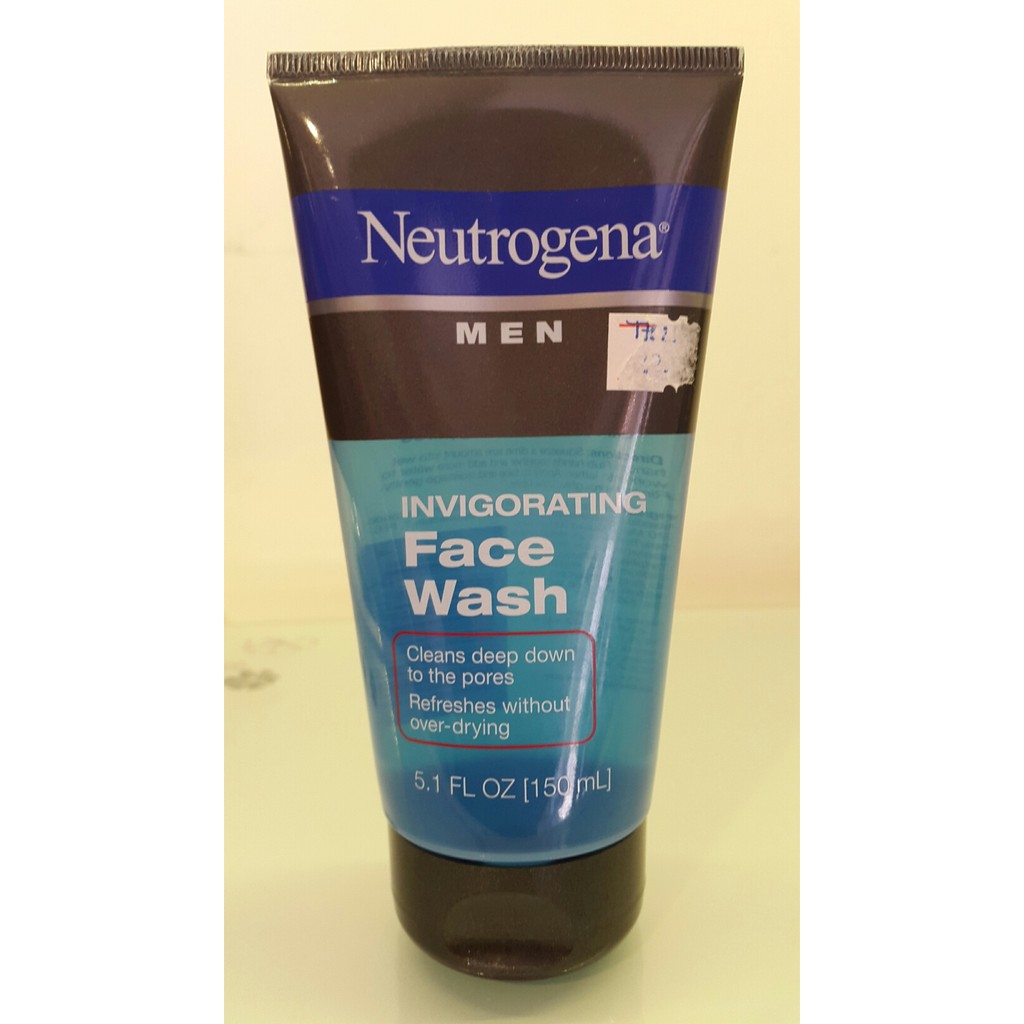 SỮA RỬA MẶT NAM KHÔNG LÀM KHÔ DA Neutrogena Men Invigorating Face Wash FOR MAN 150ML NHẬP MỸ