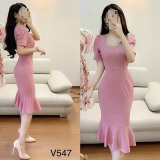 ĐẦM BODY DÁNG DÀI ĐUÔI CÁ CỰC SANG CHẢNH