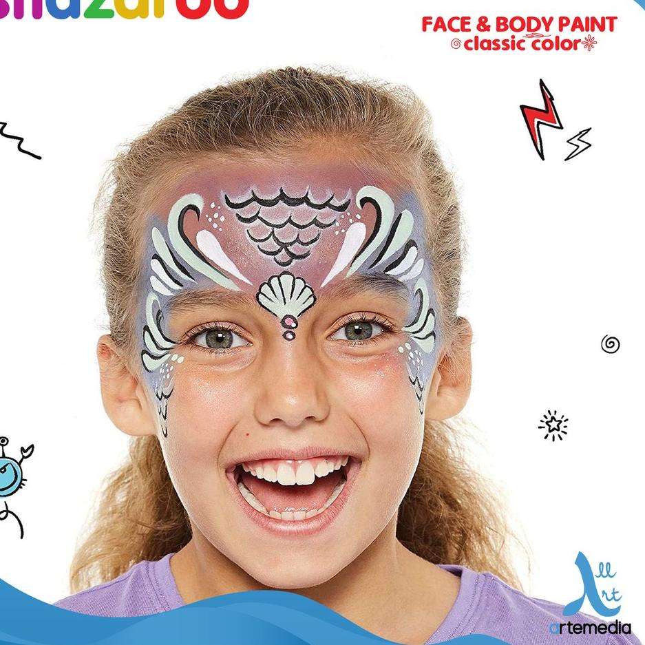 Kết thúc tháng hai⚡ Sơn cơ thể Snazaroo 18ml màu sắc cổ điển | BigBuy360 - bigbuy360.vn