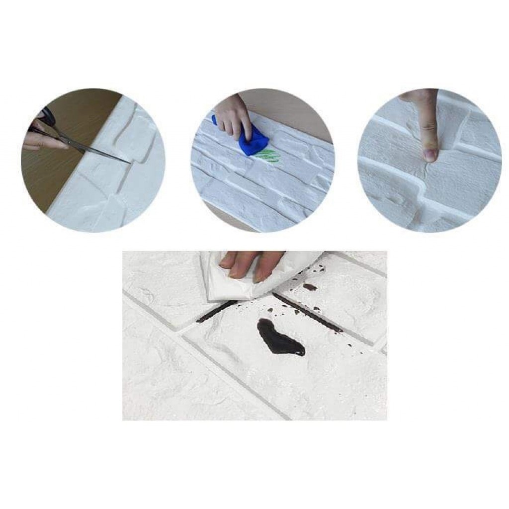 Xốp dán tường giả gạch 3D - Khổ lớn 70x77cm | BigBuy360 - bigbuy360.vn