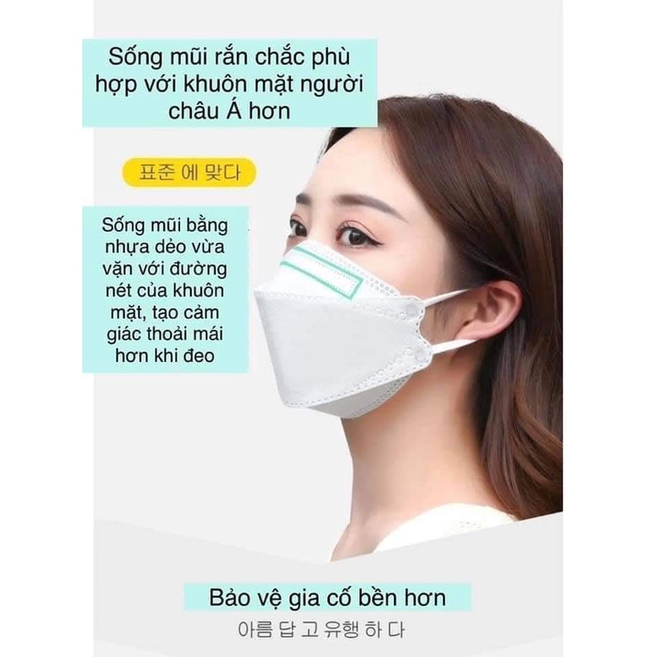 [MADE IN KOREA]Khẩu Trang KF94 Hàn Quốc Bịch 25c