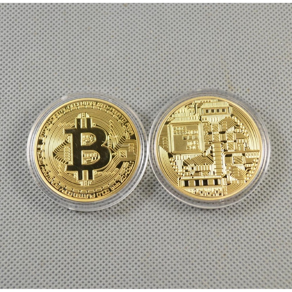 [GIÁ SỐC] Đồng xu Bitcoin mạ vàng 24k lưu niệm, dày 1.2mm đường kính 40mm | BigBuy360 - bigbuy360.vn