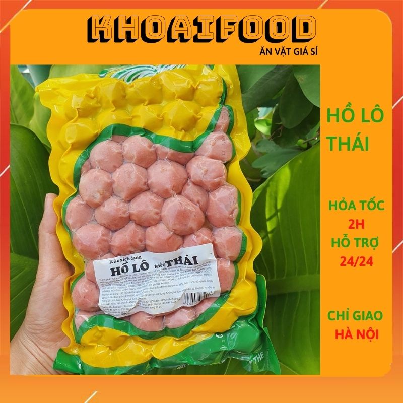 XÚC XÍCH HỒ LÔ THÁI TUỔI THƠ ĂN VẶT THẢ LẨU VIÊN CHIÊN 500G