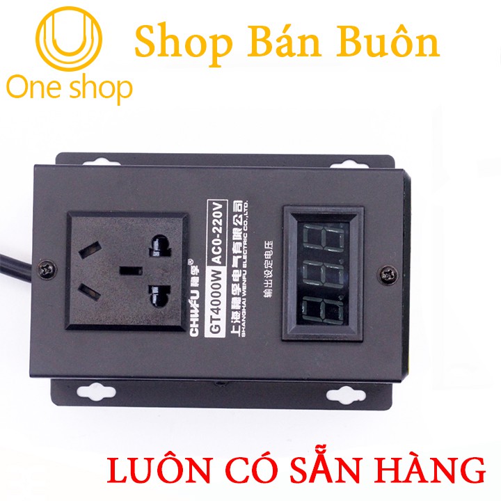 Bộ Điều Chỉnh Điện Áp 220VAC GT4000W