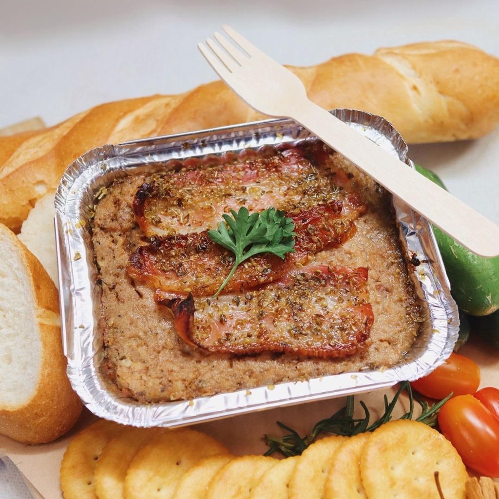[SHIP HOẢ TỐC] Pate đồng quê thịt xông khói dùng kèm bánh mì, sandwich [TONY'S KITCHEN]
