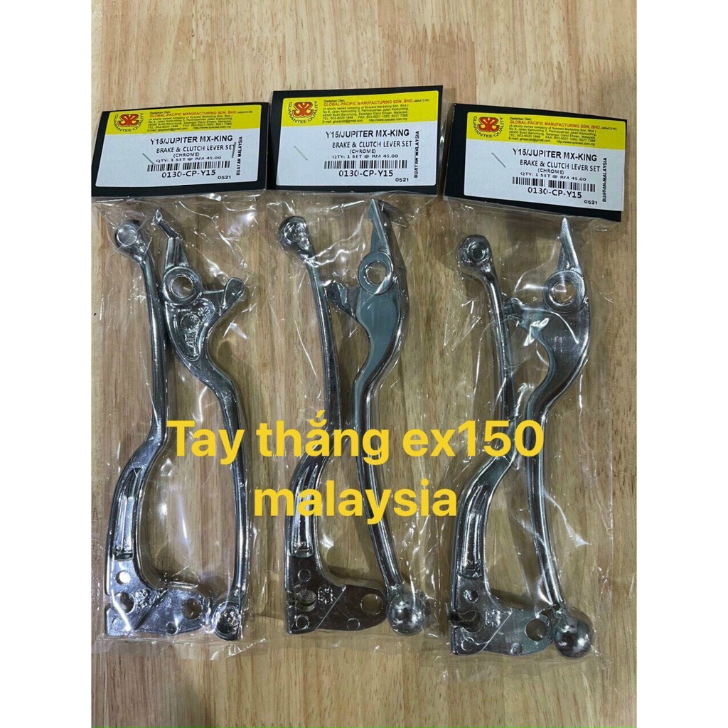 (SÁNG BÓNG) Cặp tay thắng tay côn theo xe gắn xe EXCITER 150 đời 2015 đến 2019 xi KEN SÁNG BÓNG