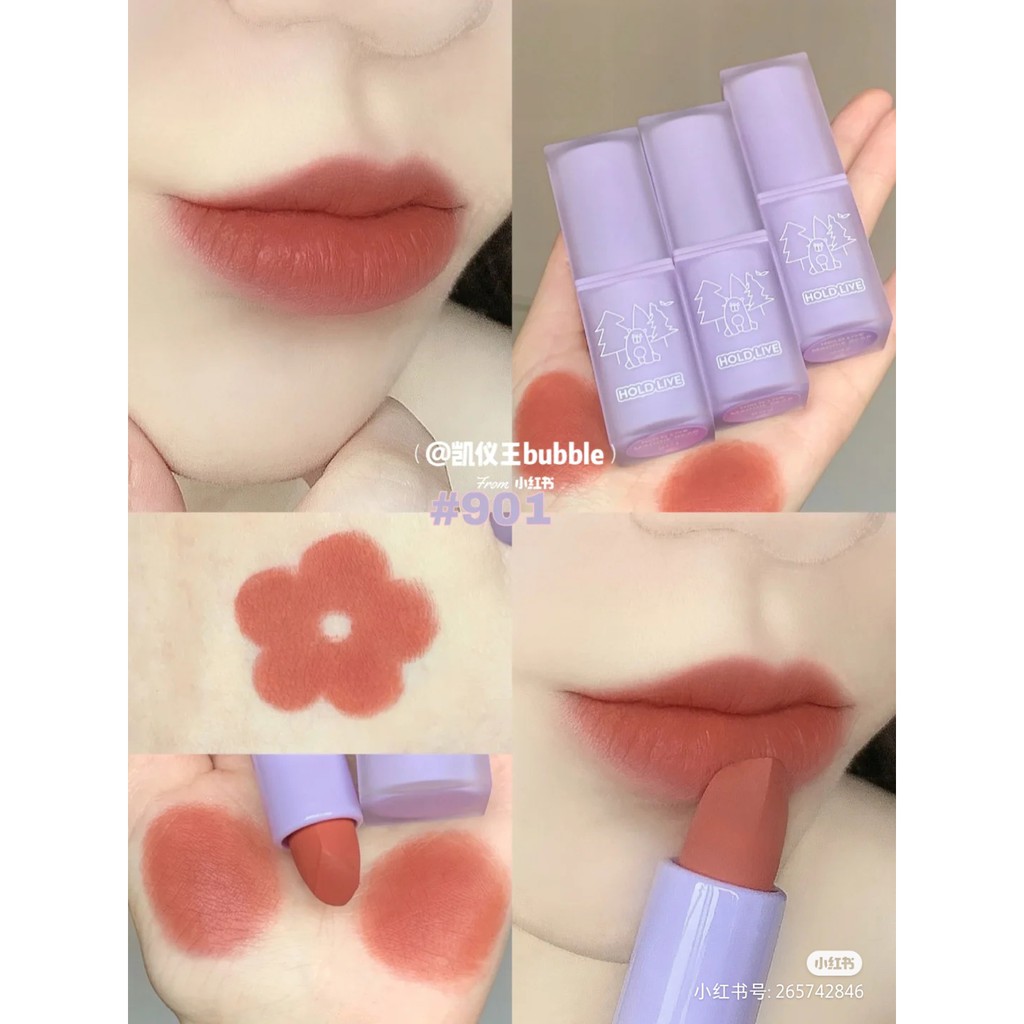 [HOT  sale ] Son Kem Lì Nội Địa Trung  Hold live  vỏ họa tiết gấu tím xinh xắn hợp thời trang  Nội Địa Trung | BigBuy360 - bigbuy360.vn