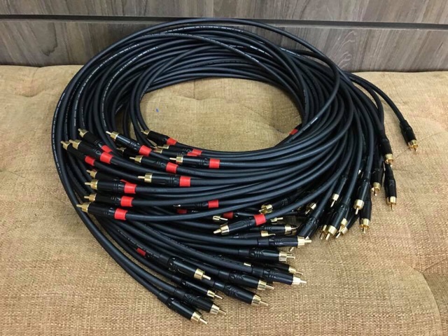 Jack AV rca hoa sen chân đồng mạ vàng nhập khẩu hãng LS mới. báo giá 1 jack