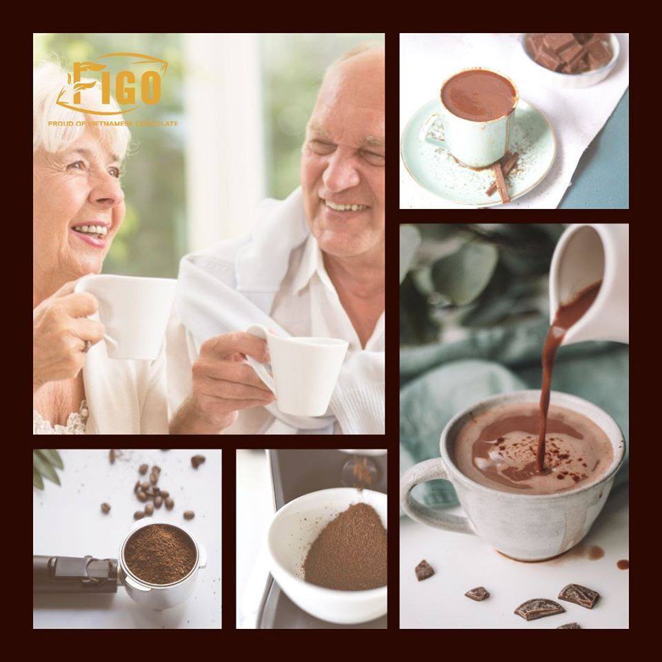 [Chính hãng] 1 Hộp Bột Chocolate, Bột Socola sữa pha uống 80% cacao ít đường Figo 250g Dòng Balance