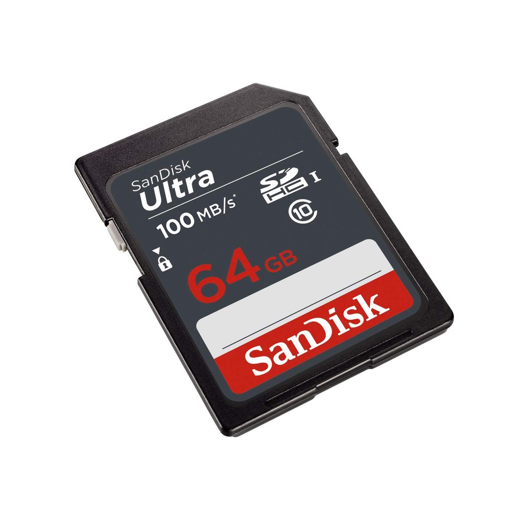 Thẻ nhớ SD Sandisk Ultra GN3 64GB 100MB/s UHS-I (cho máy ảnh) | BigBuy360 - bigbuy360.vn